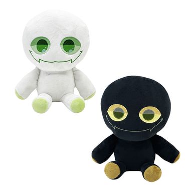 Slap Battles Bob Plush Slap Battles game surrounding Bob black and white plush doll toy_voghion.com