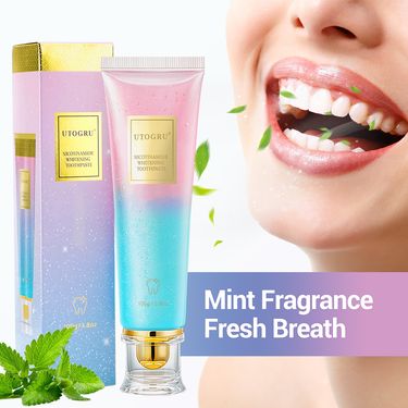 100g Niacinamide Whitening Toothpaste Refreshing Clean Teeth For Men And Women Fresh Breath Toothpaste To Remove Tooth Stains_voghion.com