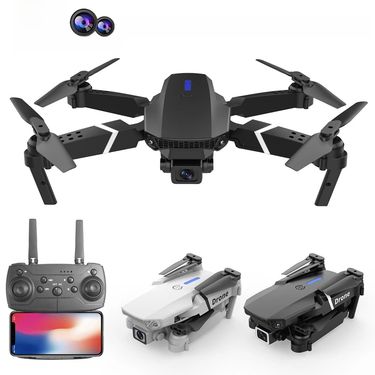 Professional Drone E88RC Mini With HD 4K WiFi FPV 360 Rotation° Foldable Action Camera Gift RC Helicopter_voghion.com
