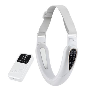 Remote control EMS color light intelligent V-face instrument micro current facial massager slimming tool_voghion.com
