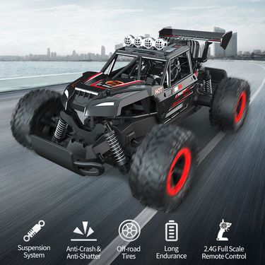 RC Cars Toy Four Wheel Drive Off Road Remote Control Car 2.4G Full Scale Throttle Flat Running Racing High Speed Car_voghion.com
