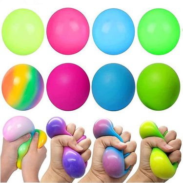 Manufacturers Wholesale Toy Color Changing Flour Decompression Ball TPR Soft Rubber Squeezing EVA Filling Squeeze Ball Cross Border Hot Sale_voghion.com
