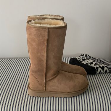 Henan Sangpo 5815 High Tube Sheepskin Women's Autumn Winter Snow Shoes Cotton Boots Warm Thickened_voghion.com