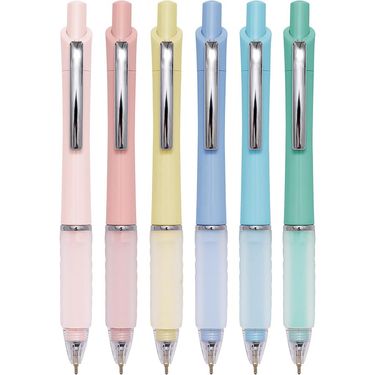 Ball Point Pen Black Ink Ballpoint Pens With Super Soft Grip Medium Point 1.0mm Office Pens 6 Pack_voghion.com