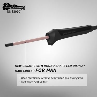 Hot Model Ceramic LCD Electric Curling Iron Men's Chinese/English Packaging Hair Curler_voghion.com