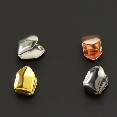Hip-hop Big Gold teeth Electroplated Real Gold Dentures Single Glaze teeth grillz_ipsvogv.com