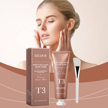 EELHOE Collagen Peel Tear Mask, Moisturizing, Hydrating, Moisturizing, Anti-Wrinkle Brightening Skin Tone Tear Mask_voghion.com