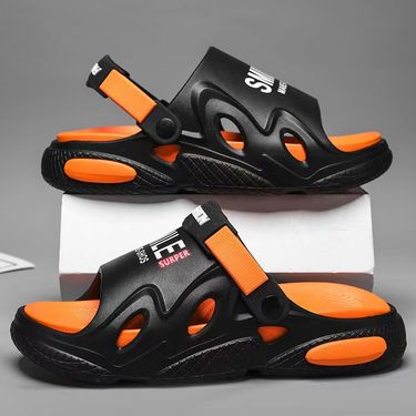 Summer New Slippers Thick Bottom Non-slip One Word Drag Men's Indoor And Outdoor Leisure And Comfortable Dual-use Shoes_voghion.com