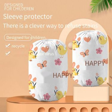 Disposable Children, Oil-Proof, Waterproof, Super Cute Baby Sleeves, Autumn And Winter Protective Sleeves For Toddlers,_voghion.com