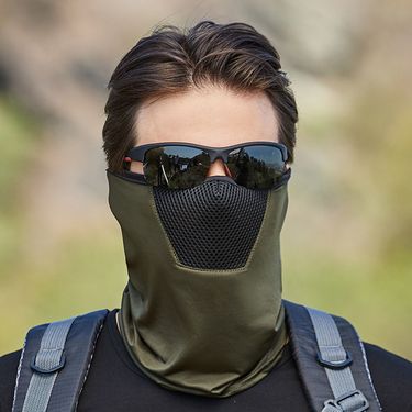 Summer Sun Protection Riding Mask, Outdoor Motorcycle Bicycle Headscarf, Windproof And Dust Resistant Face Towel,_voghion.com