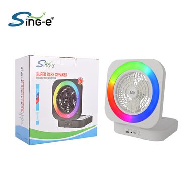Sing-e ZQS1456 Bluetooth Speaker With RGB Colorful Lights, USB Charging, And Radio Function_voghion.com