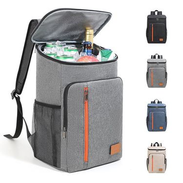 Minimalist Backpack Cooler Large Capacity Insulated Lunch Bag For Camping Picnic Leakproof Keep Cold 12 Hours_voghion.com