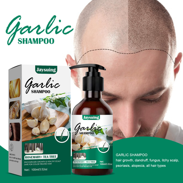Jaysuing Garlic Relieving Itching, Removing Dandruff, Shampoo for Growth, Preventing Hair_voghion.com