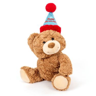 Mother & Kids Birthday Hat Gift Bear Doll Teddy Bear Plush Toy Cute Pillow Couple Bear Doll Mylula_voghion.com