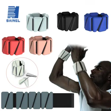 3.6lbs New Yoga Fitness Exercise Triangle Silicone Adjustable Ankle Wrist Protector Weight Bracele Jogging Sports Wristband_voghion.com