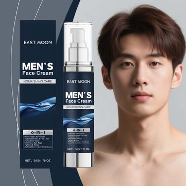 EAST MOON Men's Deep Facial After-Shave Care Moisturizing Refreshing Non-Greasy Eye Multi-Purpose Cream_voghion.com