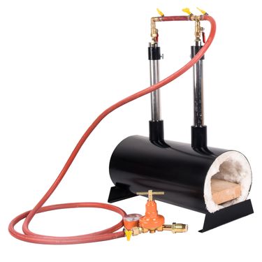 Propane Forge Propane Knife Forge Double Burner Large Capacity Farriers Furnace Oval Propane Burner Forge_voghion.com