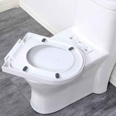 Toilet Seats Household Thickened Slow Down One Button Quick Install Toilet Cover Old Style U Shaped_voghion.com