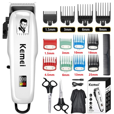 Electric Hair Clipper Hair Cutting maching Wireless Trimmer Men Professional clipper machine rechargeable hair cut barber_voghion.com