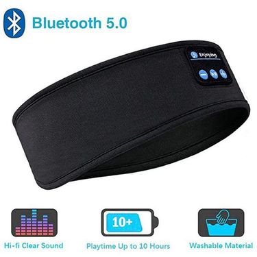 Fone Bluetooth Earphones Sports Sleeping Headband Elastic Wireless Headphones Music Eye Mask Wireless Bluetooth Headset Headband_voghion.com