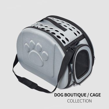 Pet Supplies Fashionable Diagonal Breathable Cat And Dog Foldable Outdoor Bag, Portable Pet Car Bag_voghion.com