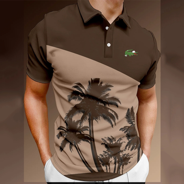 2023 brand casual spring short sleeve thin men's shirt Social street shirt Men's fashion shirt_voghion.com