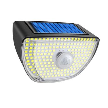 High Power IP65 Waterproof Outdoor 3 Modes Wireless Wide Angle 200LED Solar Motion Sensor Light for Garden Christmas Decorations_voghion.com
