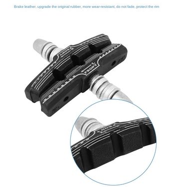 2/4/8pcs Mountain Bike V Braking Pads Durable Universal System Stainless Steel Rubber Brake Pad Bicycle_voghion.com