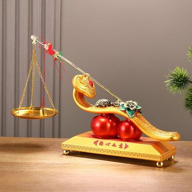 New Chinese Home Decor: A Joyful of Satisfied Ornaments, High end Light Luxury Living Room, Entrance TV Cabinet_voghion.com