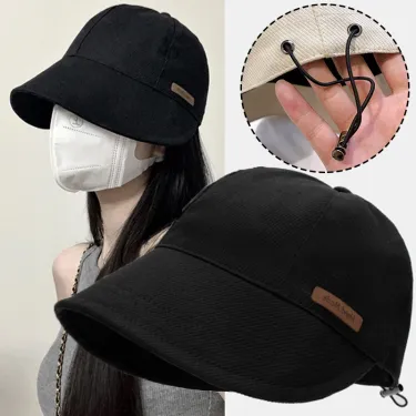 Fashion Women's Sunscreen UV Protection UFP 50+ Fisherman Cap Hat Portable Foldable Wide Brim Sun Bucket Hats Summer_voghion.com