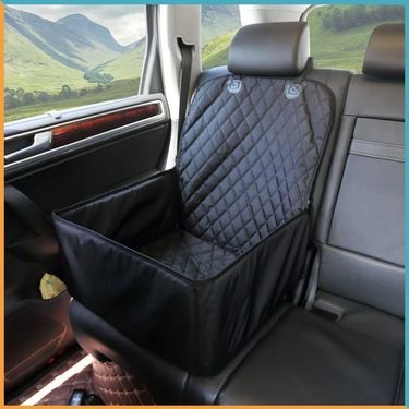 Front Co-pilot Rear Seat Bed Pet Anti-dirt Small Dog Car Isolation Mat_voghion.com