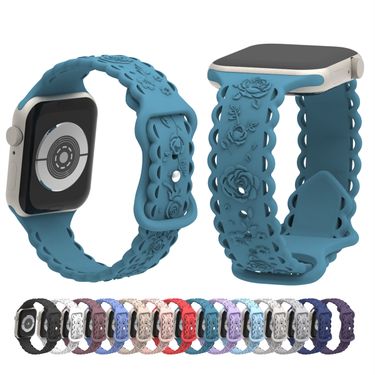 Watch Band For iWatch 42/44/45/49mm 38/40/41mm Silicone Sports Watch Strap for Watch Series Ultra2 Se 9/8/7/6/5/4/3/2/1_voghion.com