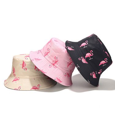 Double Sided Animal Pattern Double-sided Fisherman Korean Version Fashionable Versatile Basin Printed Sun Hat_voghion.com