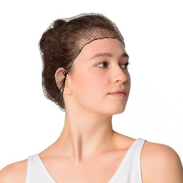 Disposable Nylon Hair Nets Pack of 144 Dark Brown Invisible 14 Aperture Hairnets Caps with Elastic Edge Band Stretchable Head Covers for Cooking; Ligh_voghion.com