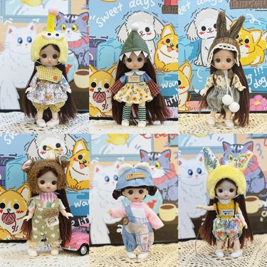 16-17Cm Doll Gift Box Set Can Be Changed Into 8-point Doll Korean Wave Doll Girl Children's Toy_voghion.com