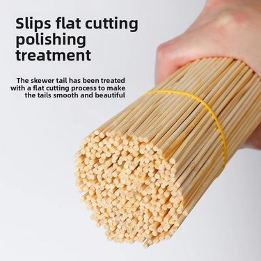 Disposable Bamboo Skewers For BBQ, Fruit, Candied Hawthorn, Boba Chicken, Grilled Sausage, Cotton Candy, Oden,_voghion.com