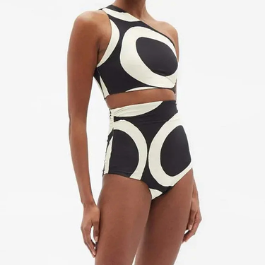 Women's Clothing One Shoulder High Waist Bikini New Color_voghion.com