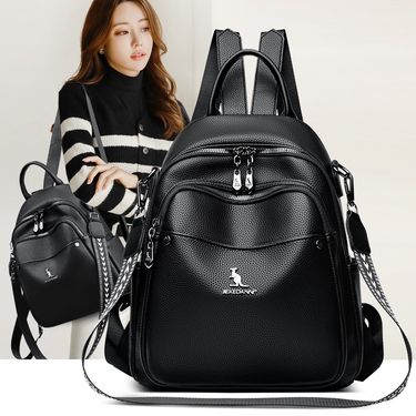 Women's Bags 2024 summer new style backpack casual kangaroo bag versatile mom bag large capacity practical travel bag_voghion.com