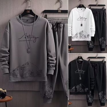 Sports Set Spring Hoodies, Loose Trendy, Handsome And Youthful Autumn Casual Men's Clothing Matching_voghion.com