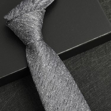 Tie Men's formal Business professional wedding groom zipper hand tie striped tie_voghion.com