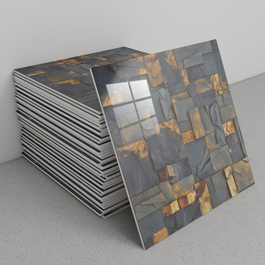 Aluminum Plastic Board Self-Adhesive Tile Stickers Bathroom Kitchen Waterproof Moisture-Proof Covering_voghion.com