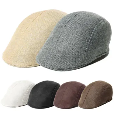 Hot Sale Autumn Winter Women Men Hats Berets British Western Style Wool Advanced Flat Classic Vintage Beret Cap New_voghion.com