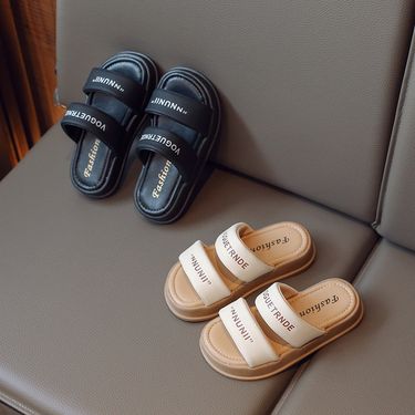 Mother & Kids New Children's Slippers Tiger Monitor Boys And Girls Sandals Student Flip Flops_voghion.com