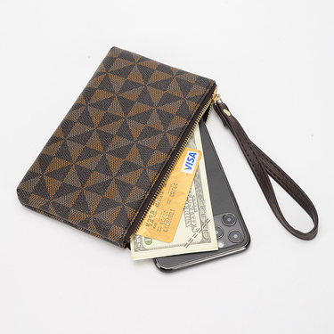Cell Phone Bag Antique Pattern Clutch Bag Long Purse Women's Multi-function Wallet Phone Bag_voghion.com