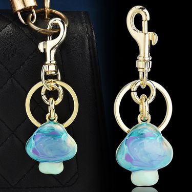 New Colorful Mushroom Exquisite Women's Bag Pendant Cute Hanging Ornament Car Keychain Trendy_voghion.com