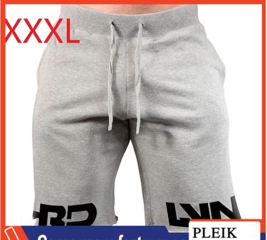 Muscle Fitness Spring/Summer Men's Sports Casual Cotton Large Shorts Brother Running Loose Shorts_voghion.com