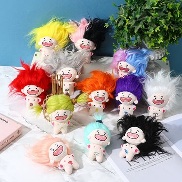 Twelve constel cute funny toothless cotton small plush key chain pendant doll_voghion.com
