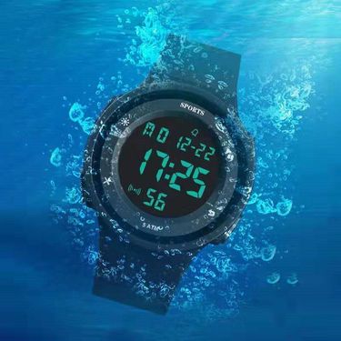 Waterproof Luminous Electronic Watch Men's Trendy Simple Women's Junior High School Students Teenagers Children's Multifunctional Sports Watch_voghion.com
