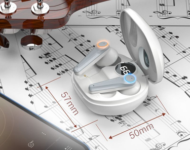 Heavy Bass Bluetooth Sports Earphones Wireless New Noise Cancelling 2024 Ultra Long Battery Life Mini Semi-In-Ear_voghion.com