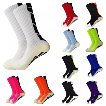 Men's Soccer Anti Non Slip Pads for Football Basketball Sports Cycling Grip Socks_voghion.com